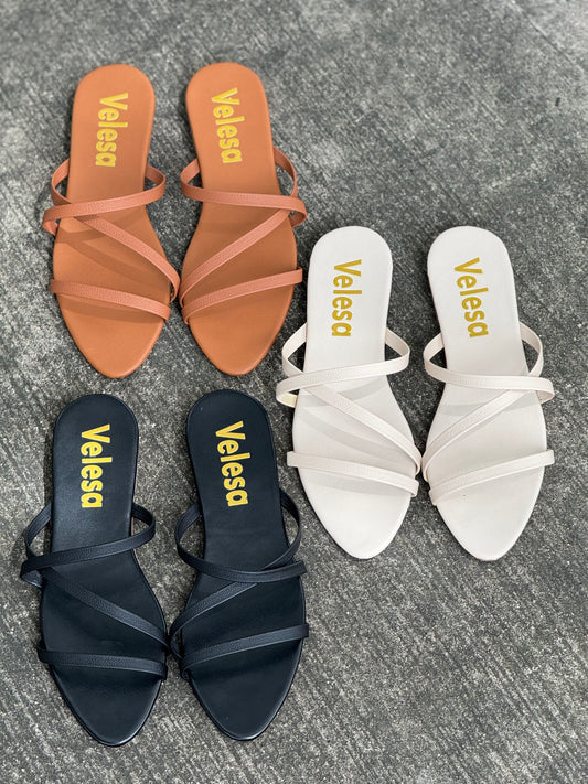 TRÍO SANDALIA PLANA HEIST 3X1 + CAJA